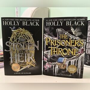 B&N Exclusive Editions of The Stolen Heir and The Prisoner's Throne